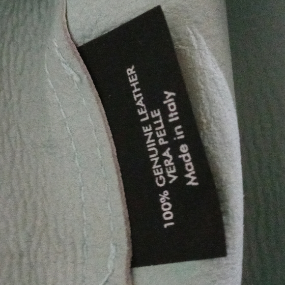 Gucci teal leather zip up vest vtg - Picture 9 of 11